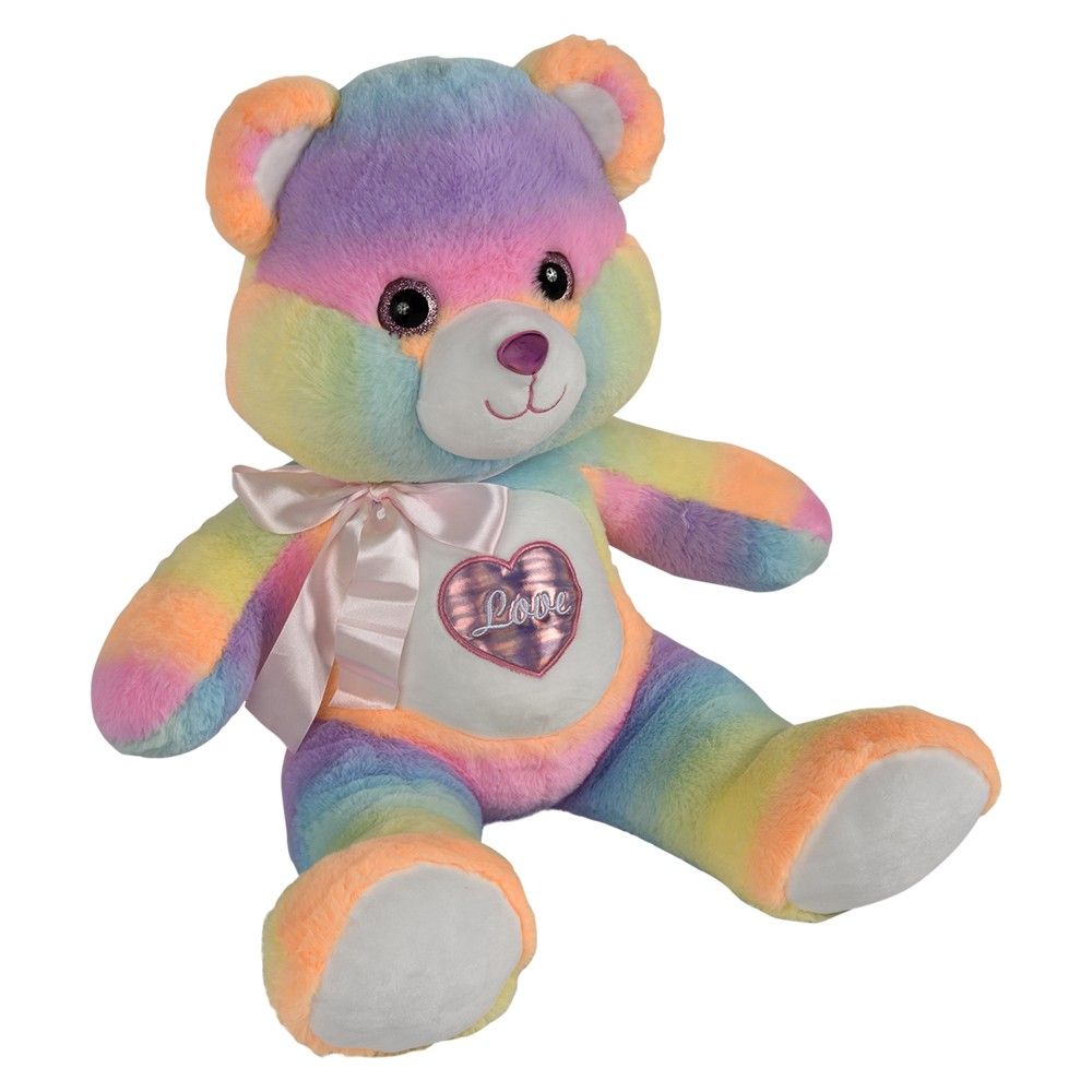 6 pieces 24 inch Cotton Candy Heart Bear - Candy