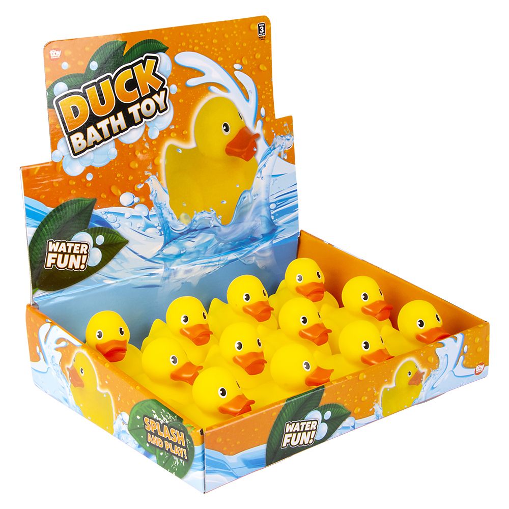 72 pieces 3.5" Bath Time Ducky - Shower Accessories