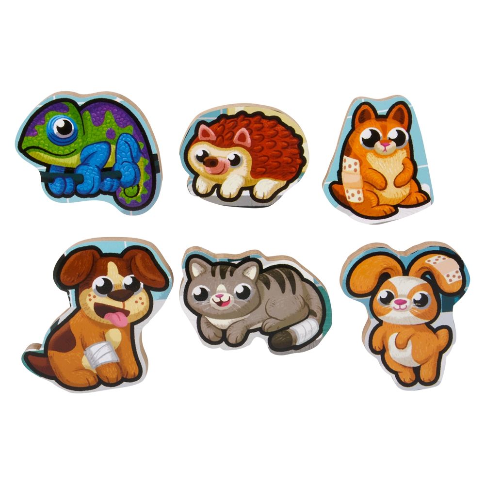 24 pieces of 11.75" X 10.25" 6pc Chunky Veterinarian Puzzle
