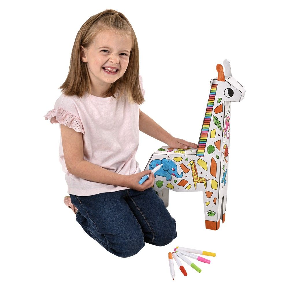 12 pieces Doodle Construct Giraffe - Coloring & Activity Books