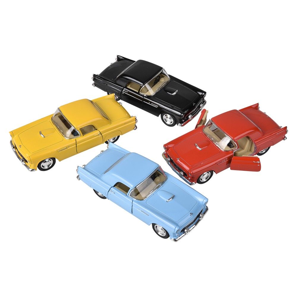 144 pieces 5 inch Diecast Pull Back 1955 Ford Thunderbird - Car, Planes, Trains & Bikes