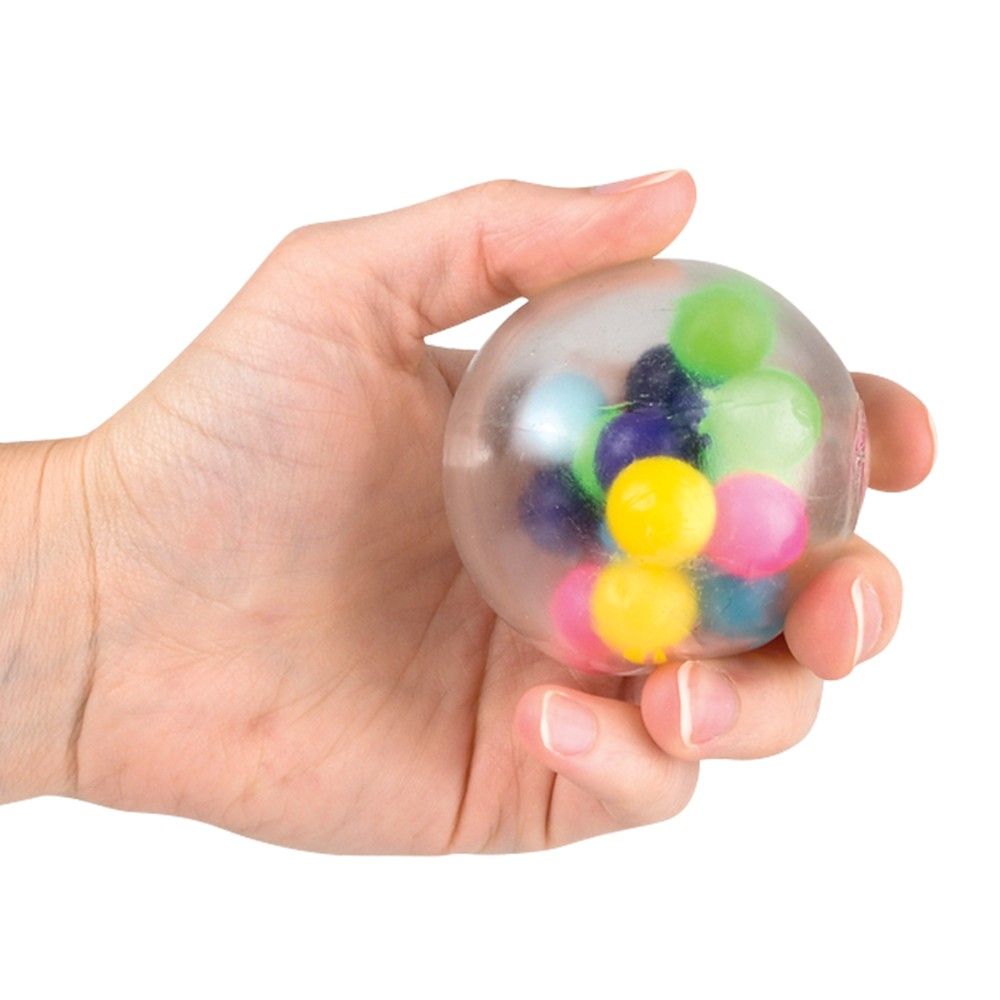 72 pieces 2.33" Squeezy Molecule Ball 3pc Set - Slime & Squishees