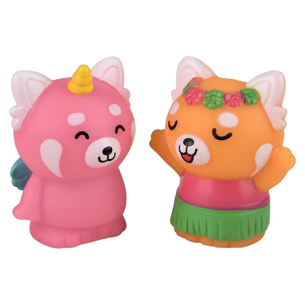 500 of 2 inch Red Panda Rubber Characters