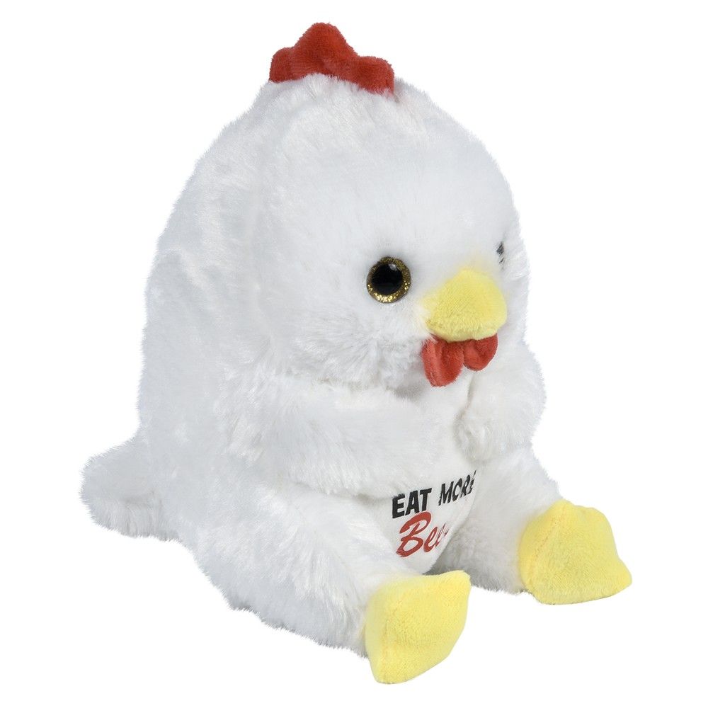 66 pieces 7" Belly Buddy Chicken Eat More Beef - Plush Toys