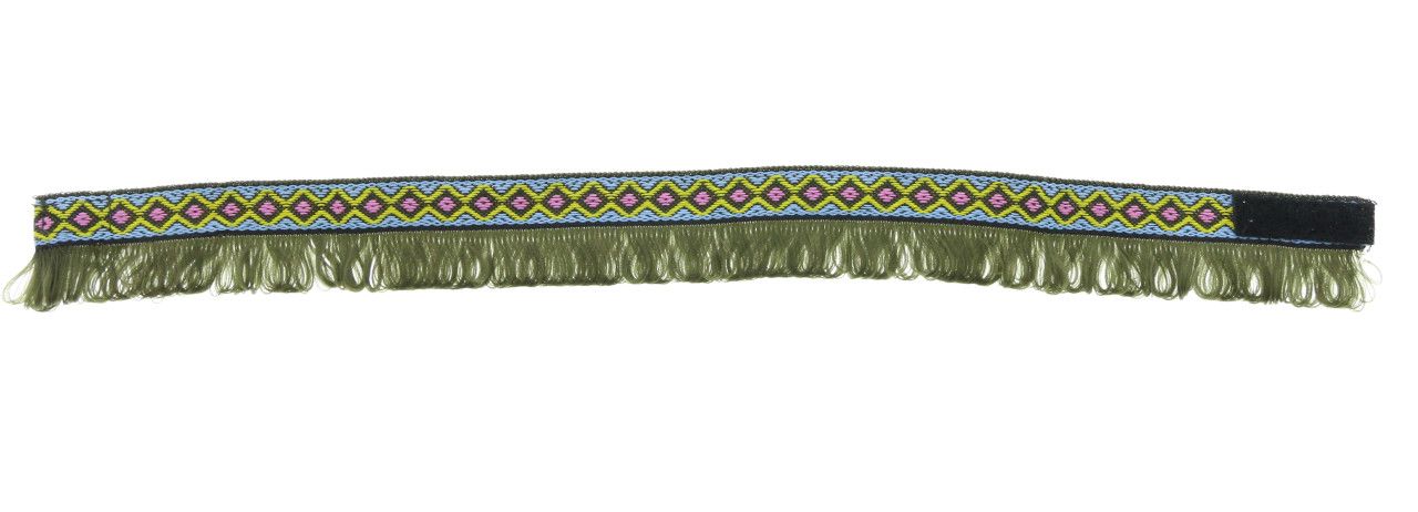 60 Wholesale Assorted Color Cloth, With Embroidery Necklaces Have Fringe Edging