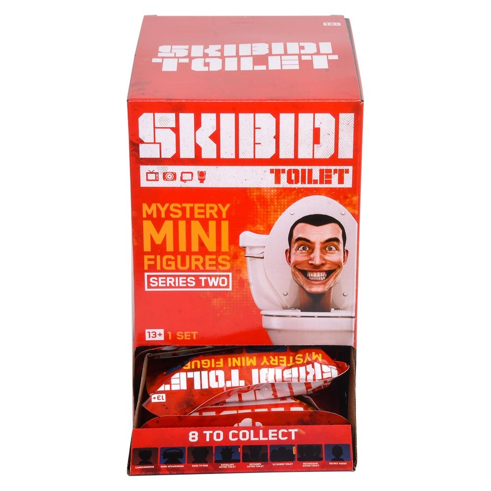 24 pieces Bonkers Skibidi Mini Figure Blind Bag S2 24ct - Store