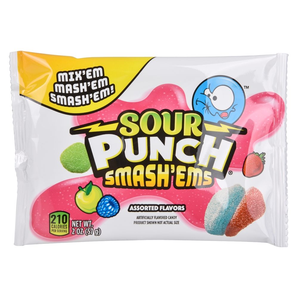 36 of Sour Punch Smash'ems