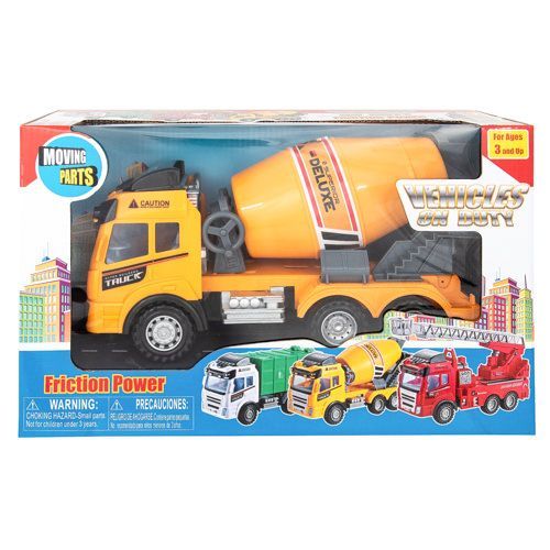 18 pieces of Friction Powered On Duty Vehicle