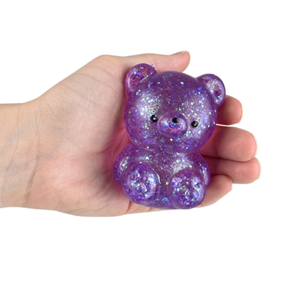 72 pieces 3" Squeezy Sugar Bears - Slime & Squishees