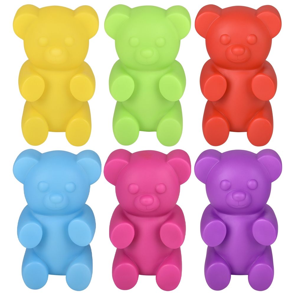 72 of Big Rubber Gummy Bear 6-inch