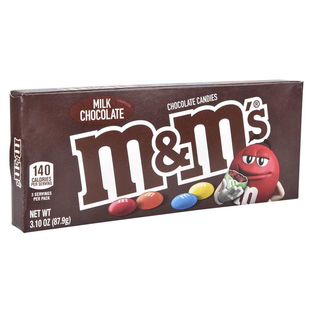 12 pieces M&m Milk Chocolate Theater Box Candy - Candy
