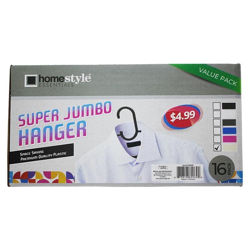 8 Pieces 16 Pack Ivory Plastic Box Hangers - Hangers