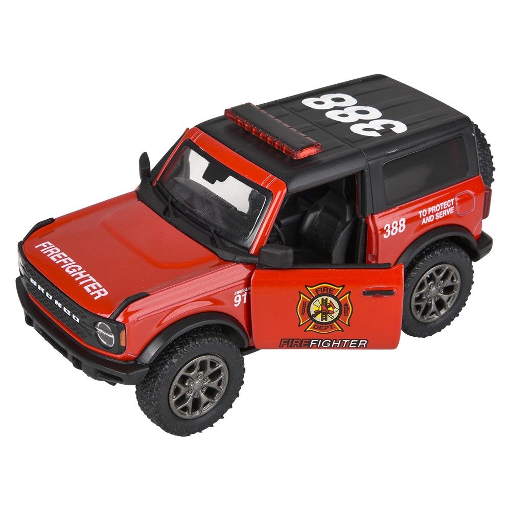 144 pieces 5" DiE-Cast Pull Back 2022 Ford Bronco Police/firefighter - Car, Planes, Trains & Bikes