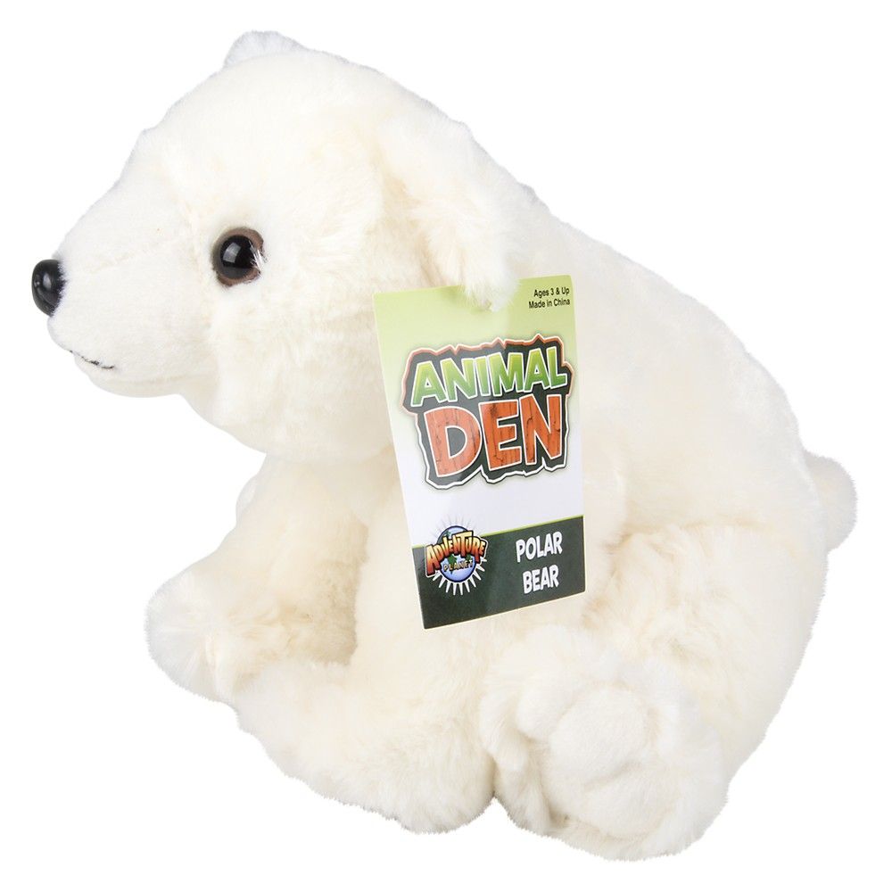 24 pieces 8" Animal Den Polar Bear Plush - Plush Toys