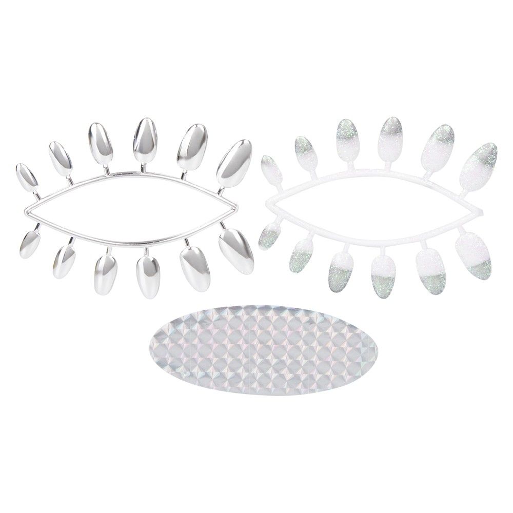 144 pieces TwO-Tone Adhesive Nail Set 24pc - Girls Toy Sets