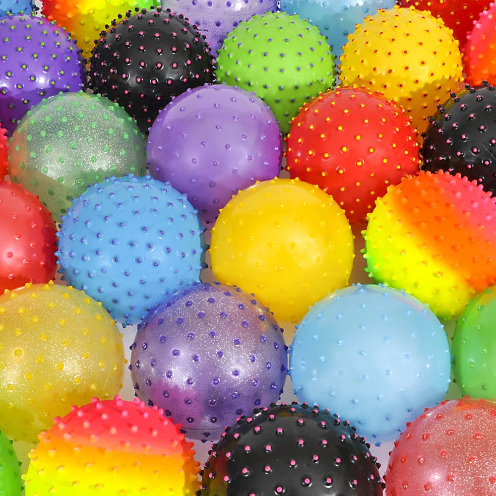 500 pieces 5 inch Knobby Ball Mix (500pcs) - Balls