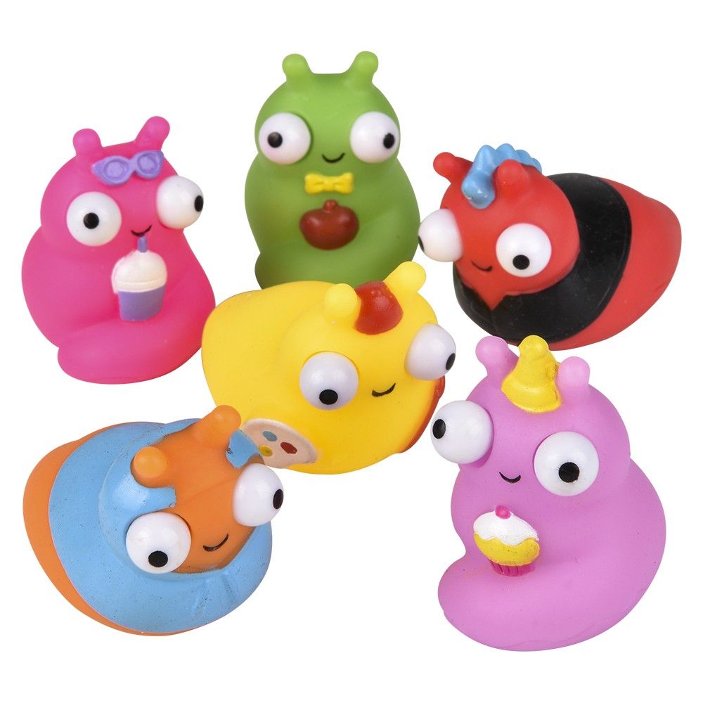 288 pieces 2" Popping Eye Slug Assortment - Slime & Squishees