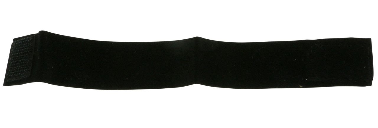 60 Wholesale Black Fabric With Velcro Closure Bracelet
