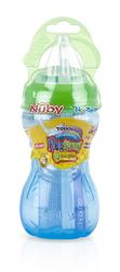 48 Wholesale Nuby FlexI-Straw Cup, 10 oz