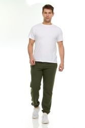 Yacht & Smith Men's Fleece Joggers Pants Assorted Green, Red, Blue Size Large