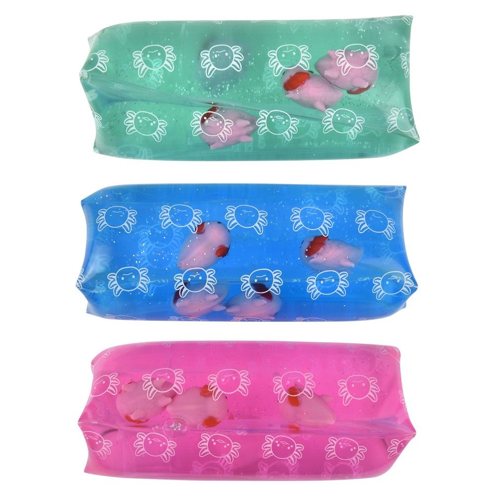48 pieces Jumbo Axolotl Water Wiggler 5" - Slime & Squishees