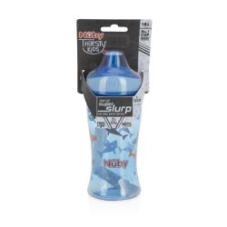 24 Wholesale Nuby 12oz Pop Up Sipper super Slurp for 18 months up