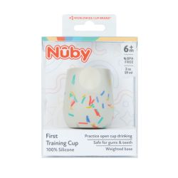 12 Wholesale Nuby Silicone Confetti First Training Cup Tumbler