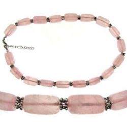 60 Pieces Lot Of Hematite & SemI-Precious Stone Necklace Assortment - Necklace