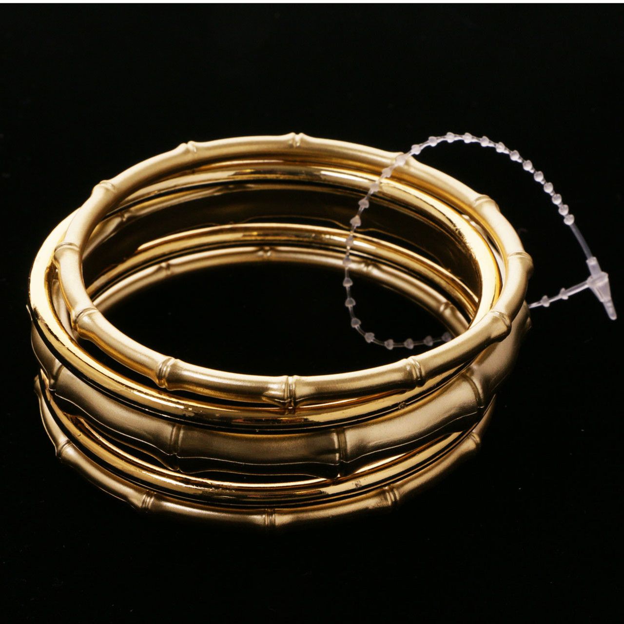 60 Wholesale Goldtone Bangle Bracelets