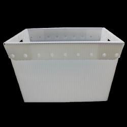 2 Pieces Translucent Plastic Storage Postal Tote - Storage & Organization