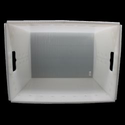 2 Pieces Translucent Plastic Storage Postal Tote - Storage & Organization