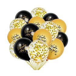 24 Sets of New Year Balloon Set 15pc Set
