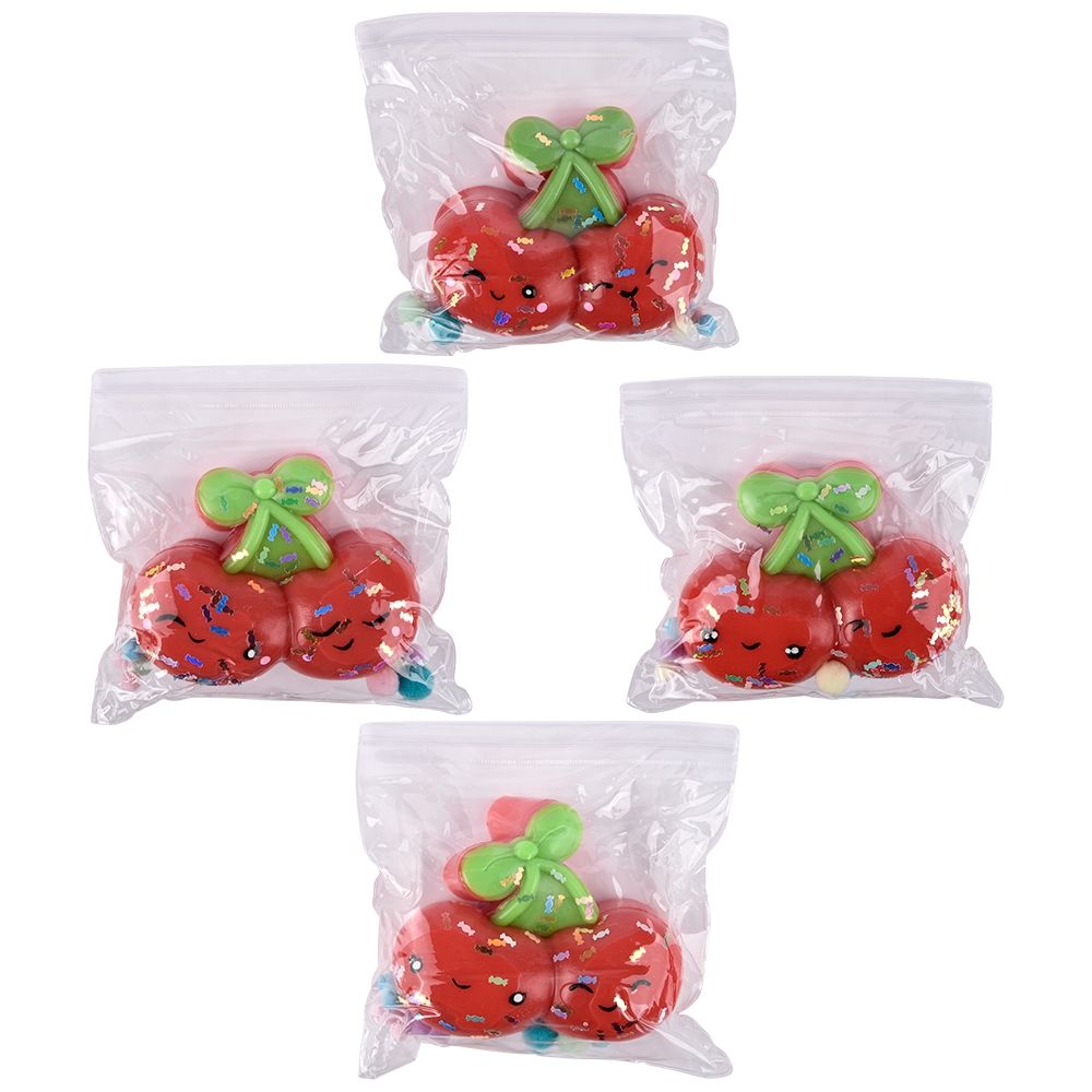 36 pieces 4" Sticky Squish Cherries - Slime & Squishees