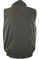 12 Pieces of Big Mens Multiple Pocket Water Resistant Utility Padded Vest Olive