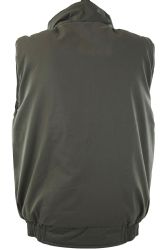 12 Pieces of Mens Multiple Pocket Water Resistant Utility Padded Vest Olive B