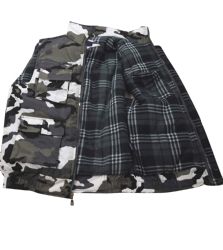 12 of Mens Camouflage Multiple Pocket Water Resistant Utility Padded Vest Urban