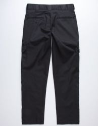 12 Pieces of Mens Cargo Pocket Pants Black
