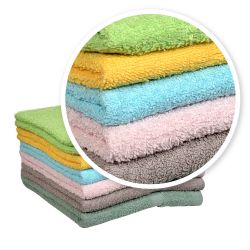72 Packs Barmop White 12 inch X 12 inch - Bath Towels