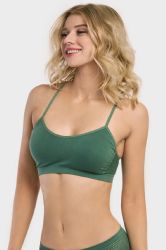 144 Pieces Sofra Ladies Seamless Sports Bra - Womens Bras And Bra Sets