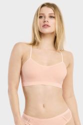 144 Pieces Sofra Ladies Seamless Sports Bra - Womens Bras And Bra Sets
