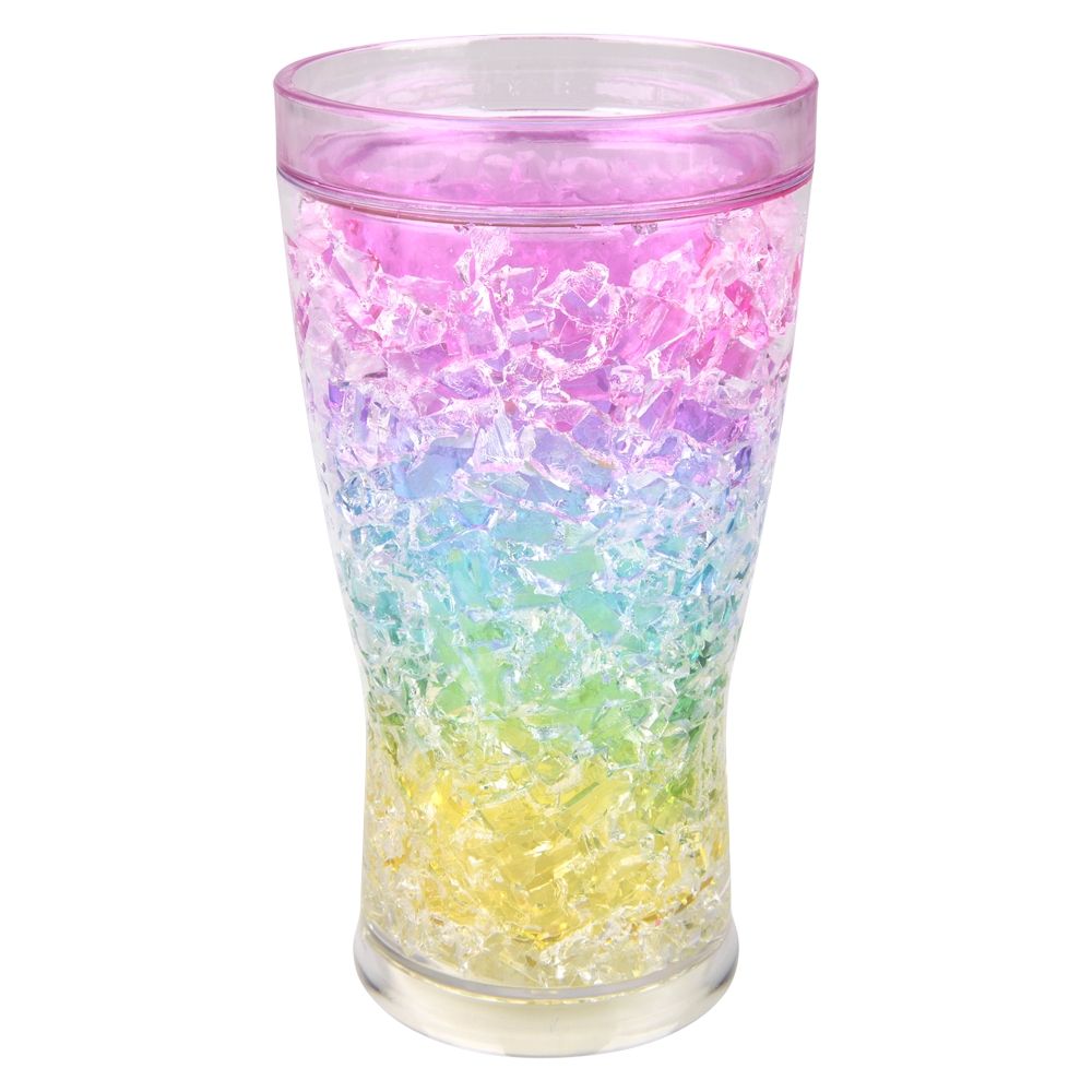 16 pieces XxX- Double Wall Rainbow Freezer Tumbler 15 Oz.  16/15 - Drinking Water Bottle