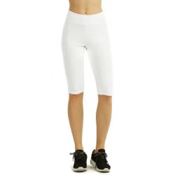 36 Pieces Sofra Ladies Cotton 21 Inch Outseam Shorts W/ High Waistband Size L - Womens Leggings