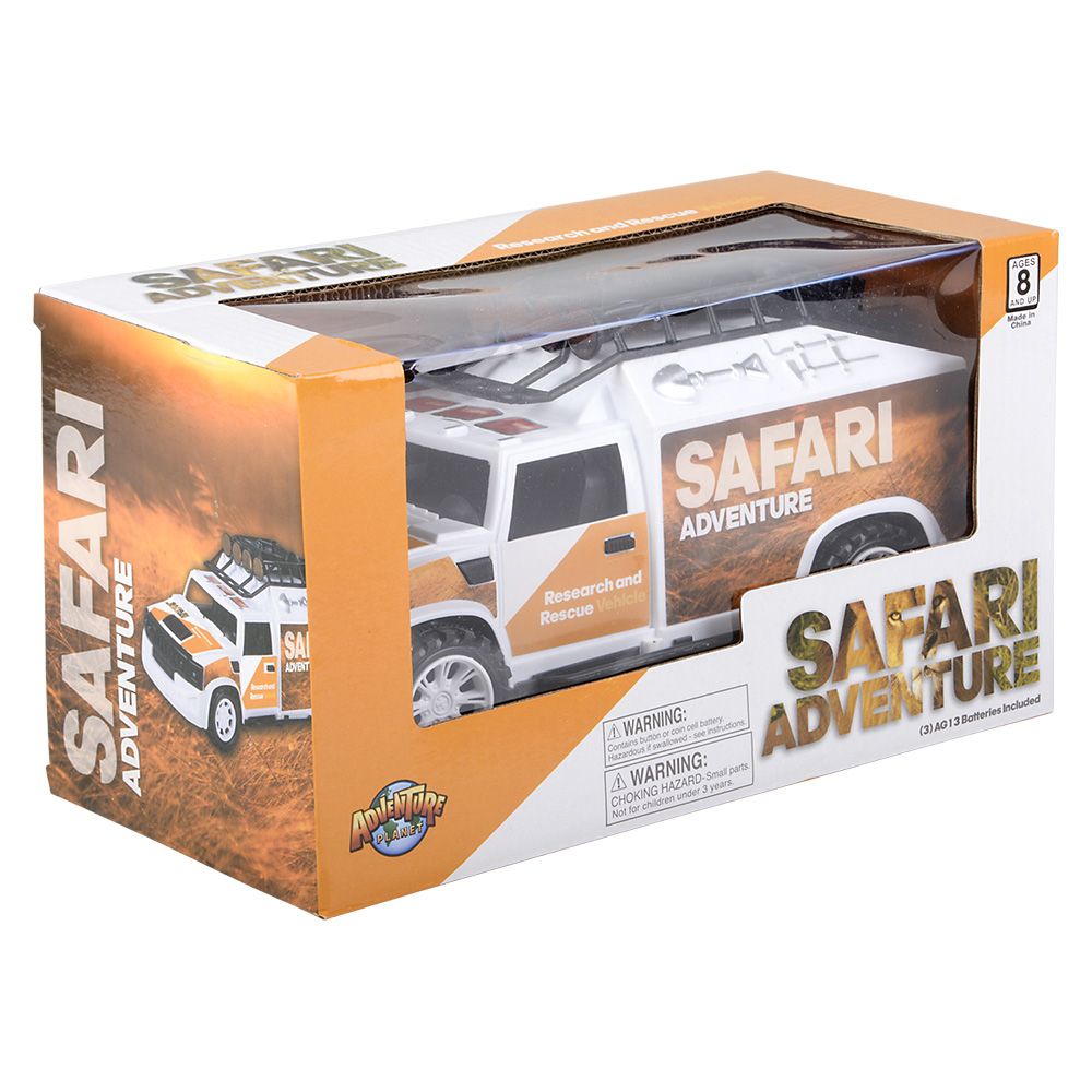 18 pieces Safari Research And Rescue Vehicle - Car, Planes, Trains & Bikes