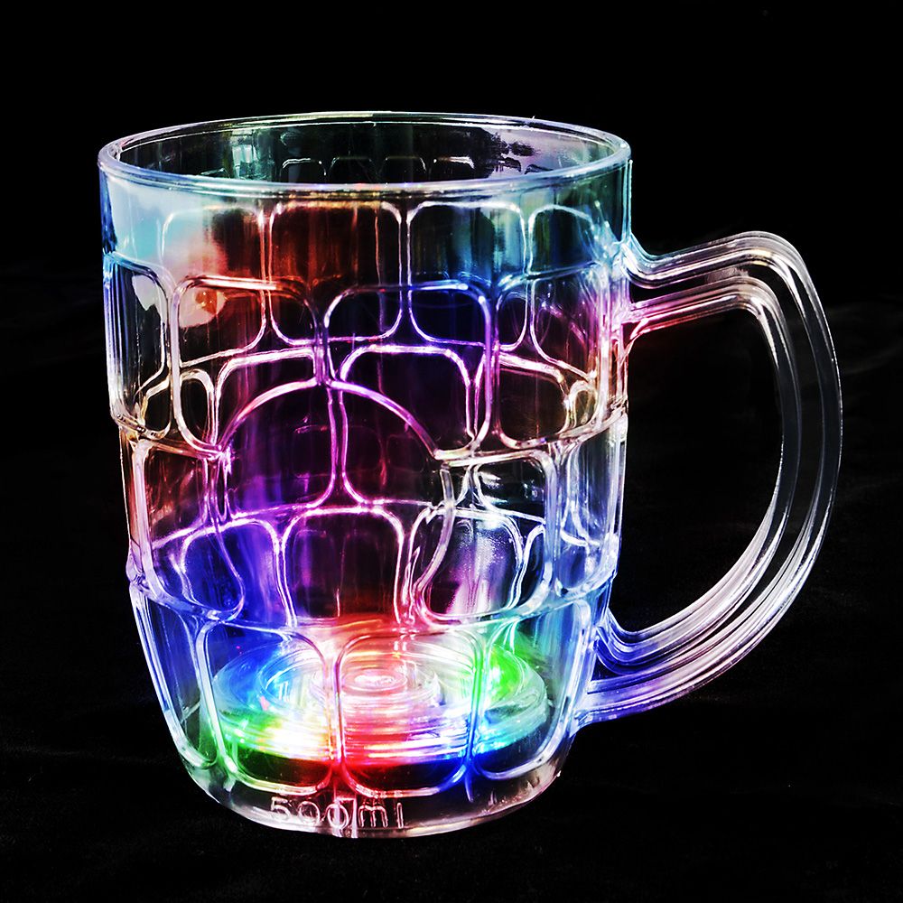 48 pieces Multi Color Flash Beer Mug 16 oz - Coffee Mugs
