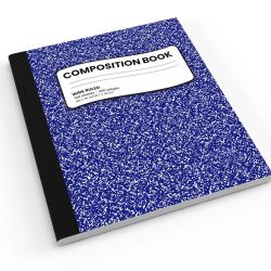 48 Wholesale Blue Marble Composition Notebook - Wide-Ruled 7.5 X 9.8 Inches 100 Sheets