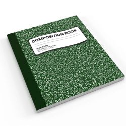 48 Wholesale Green Marble Composition Notebook - Wide-Ruled 7.5 X 9.8 Inches 100 Sheets