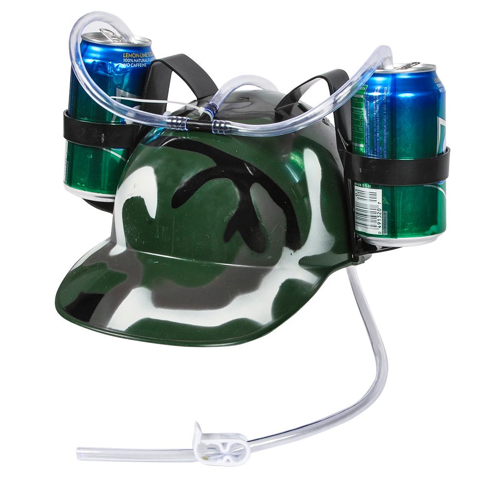 24 pieces Camouflage Drinking Helmet - Drinking Water Bottle
