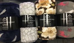 24 of Soft Printed Fleece Blanket