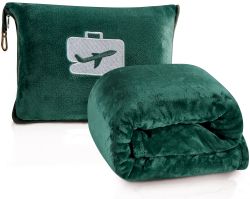 12 of Plush Travel Pillow & Blanket Set