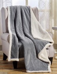 12 of Braided Texture Sherpa Blanket